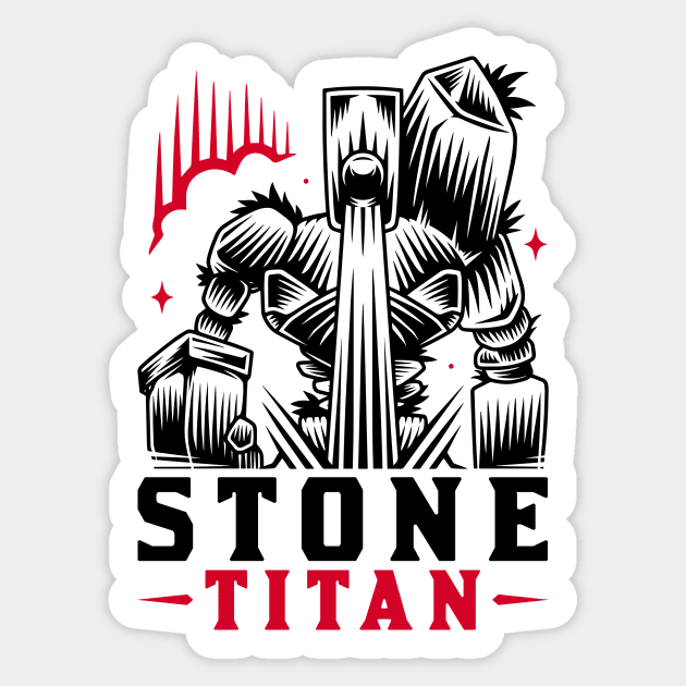 Eye Laser Titan Sticker by Alundrart